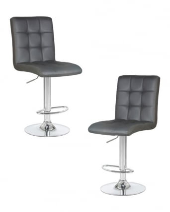 Стул барный ДОБРИН КРУГЕР (серый) 2 шт / DOBRIN KRUGER_0
