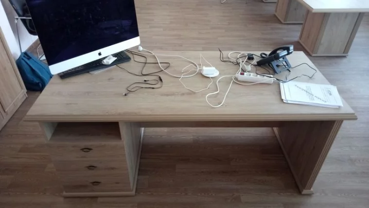 Стол для руководителя РДТ 188(Л) Дуб Девон / RDT 188(L)_2