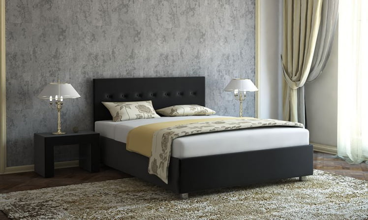 Кровать Амели Черная / Ameli_0