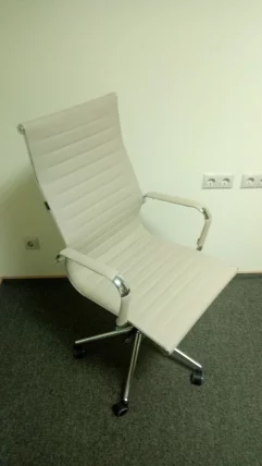 Кресло руководителя Еверпроф Рио М экокожа Бежевый / Everprof Rio_7