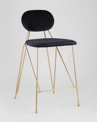 Стул полубарный Элис Синий_1