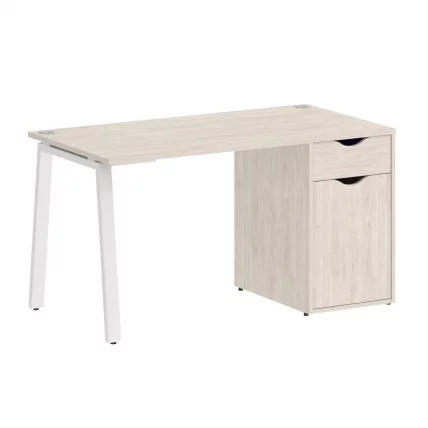 Стол письменный ХОМЕ ОФФИCЕ ВР.СП-3-138.1.А Денвер Светлый/Белый металл / HOME OFFICE VR.SP-3-138.1.A_0