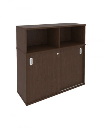 Шкаф-купе приставной Метал Сйстем Б.ШК-3 Венге/Серый / Metal System_0