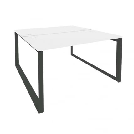 Рабочая станция на О-образном м/к ОНИКС О.МО-Д.РС-2.3.7 Белый Бриллиант/Антрацит / ONIX O.MO-D.RS-2.3.7_0