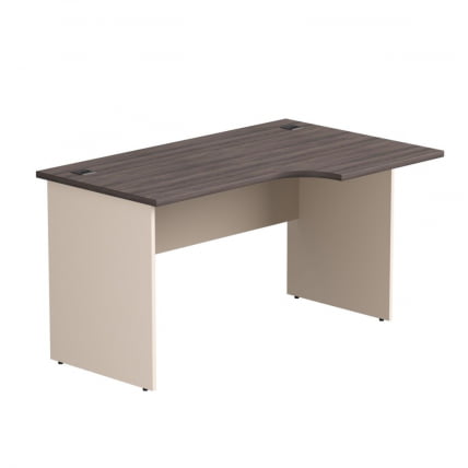 Стол эргономичный с опорами ЛДСП Еверпроф ЕВО 254С113 (правый) Дуб Пасадена Кашемир / Everprof EVO 254S113_0