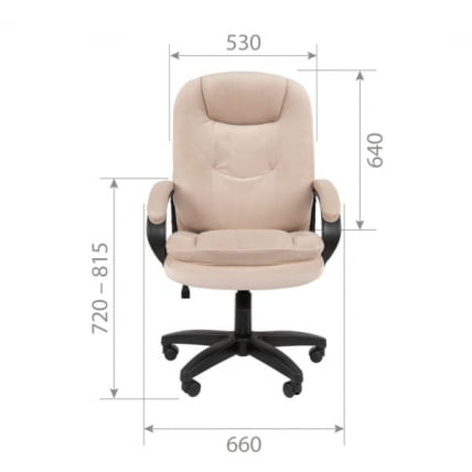 Кресло руководителя CХАИРМАН ДОМ (Хоме) 668 ЛТ (ЛТ) Бежевый / CHAIRMAN (Home) (LT)_5