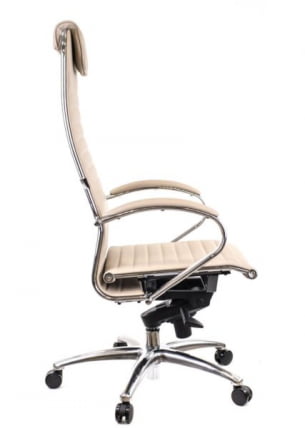 Кресло руководителя Еверпроф Деко Экокожа Бежевый / Everprof Deco_1