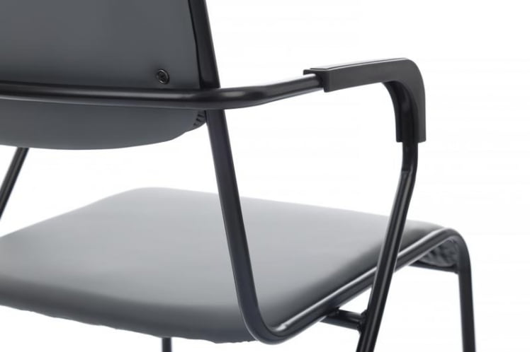 Кресло Никс Плус РCХ ОМКЛ-03Б Серый/Металл Черный / Nix Plus RCH OMKL-03B_9