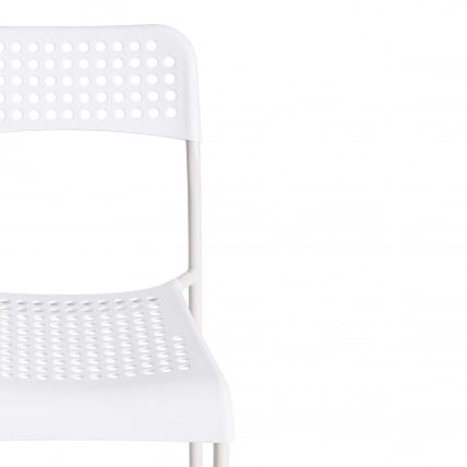 Стул АДДЕ (мод. C-049) металл/пластик, 39 х 49 х 78 см, Вхите (белый) / ADDE (mod. C-049) White_5