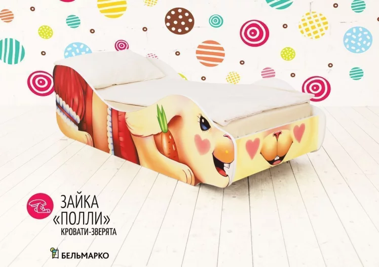 Детская кровать Зайка Поли_0