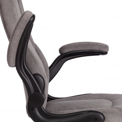 Кресло БАЗУКА флок , серый, 29 / BAZUKA_9