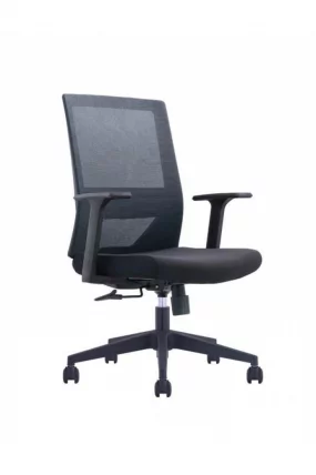 Кресло офисное ТРЭНД ЛБ Черный пластик / LB_1