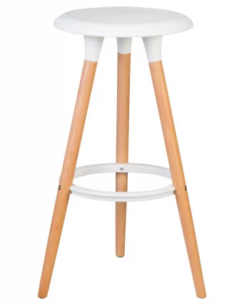 Табурет барный ДОБРИН РОЙCЕ Белый В-02 / DOBRIN ROYCE W-02_1