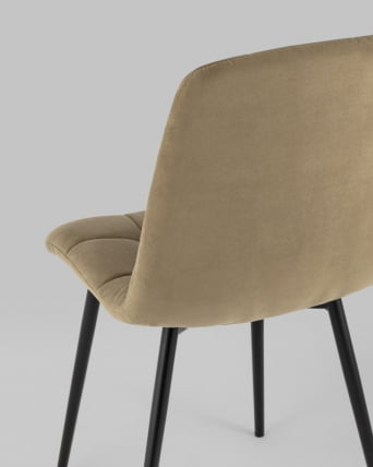 Стул Оливер велюр Капучино / Oliver_6