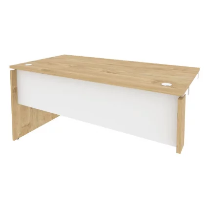 Стол-приставка левый к опорным элементам ОНИКС О.СПР-4.8Л Тиквуд Светлый/Белый / ONIX O.SPR-4.8L_0