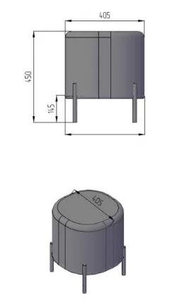 Пуф малый Гаваии Зеленый / Gawaii_5