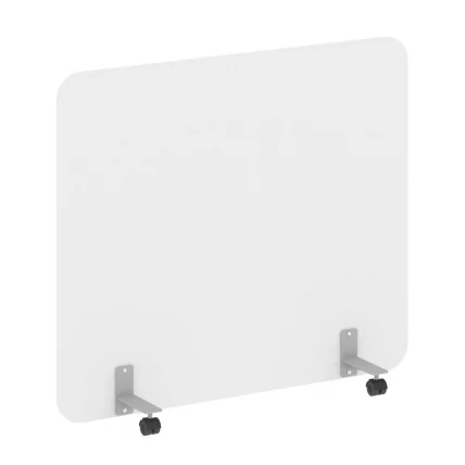 Перегородка на металлических опорах, на роликах Р-лине ДП.Р-140-120 Белый Бриллиант / R-line DP.R-140-120_0