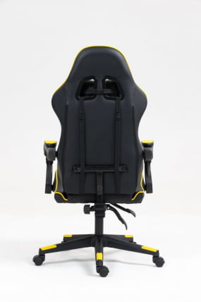 Кресло спортивное ТопЧаирс Шадов черно-желтый / TopChairs Shadow_5