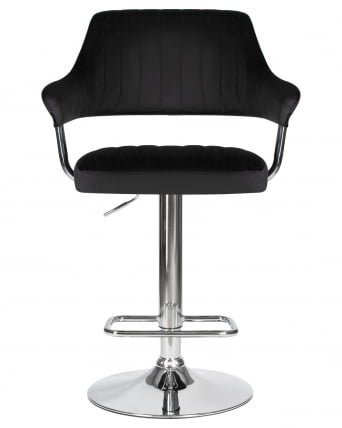 Стул барный ДОБРИН CХАРЛЙ Черный велюр МДЖ9-101 / DOBRIN CHARLY MJ9-101_5