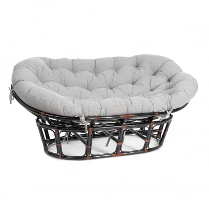 Диван МАМАСАН/МАМАСАН 23/02 В /с подушкой/ 169х102х80 см, Антикуе бровн, матрац 182х119 см, ткань серо-бежевая 3М 16/2 / MAMASAN/МАМАСАН W Antique brown,_0