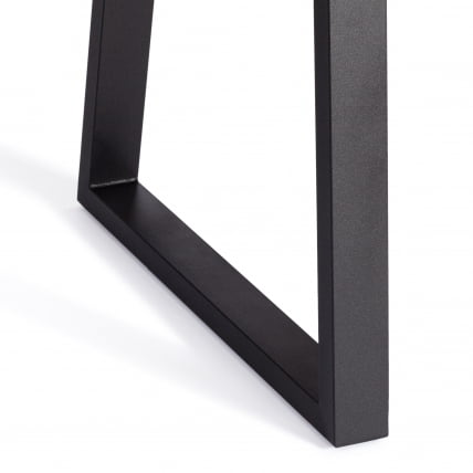 Стол МАЛТИДО ЛДСП/ХПЛ/металл, 130 х 75+30 х 75 см, Мрамор черный/черный / MALTIDO ЛДСП/HPL/металл,_11