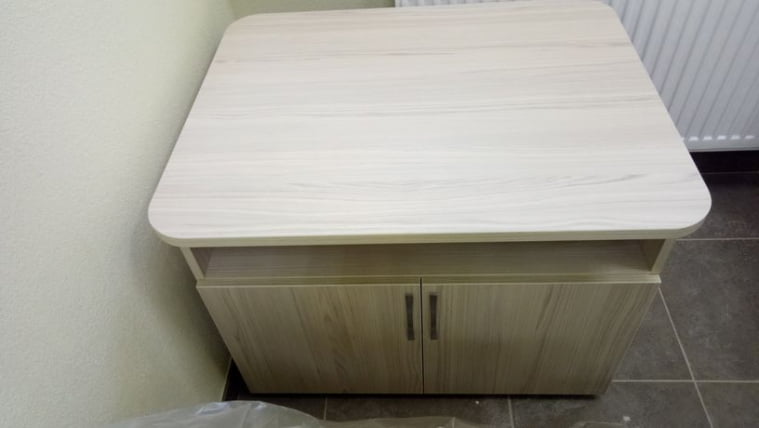 Тумба под оргтехнику Глассй 3.16.10 Туя / Glassy_5