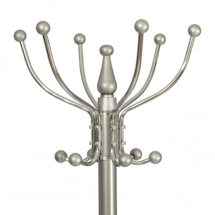 Вешалка Бара (мод. ГХ-8606) металл/хром/мрамор, 37 кс 37 кс 175 см, вхите (белый) / грей (серый) / Bara (mod. GH-8606) x x white grey_3