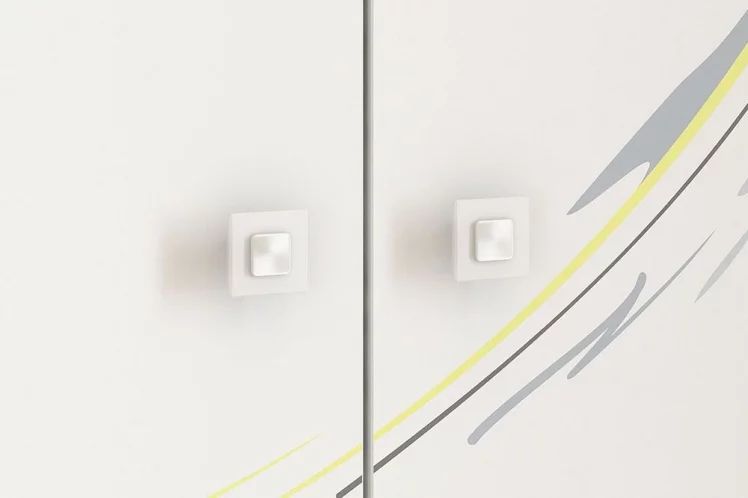 Шкаф комбинированный (с ящ. 2-створчатый) Форсаж МКФ-01 Дуб сонома/белый / MKF-01_3