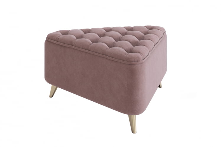 Пуф Трио 2 ПМ-002.2 пудра (велюр) / PM-002.2_0