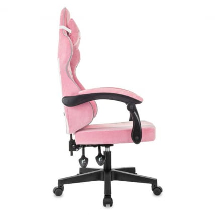 Кресло компьютерное БРАБИКС Шоотер ГМ-123, 2 подушки, ткань, розовое/серое / BRABIX Shooter GM-123,_6