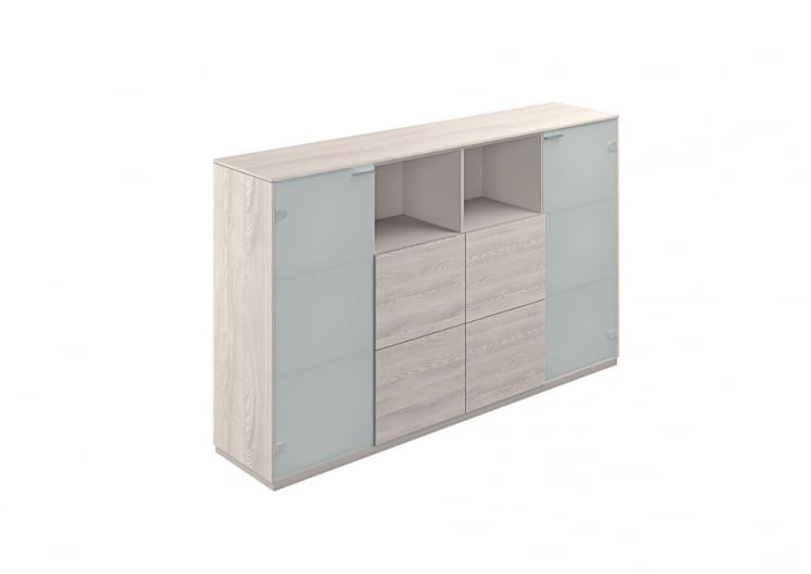 Шкаф средний с ящиками Атлас НЗ-0316.ЙН.ЙН Ясень Наварра / Atlas NZ-0316.YN.YN_0