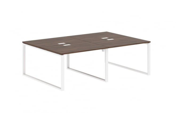 Бенч-система ЕДИС ЕКВСТ 2316 Дуб Денвер темный Белый / EDIS EQWST_0