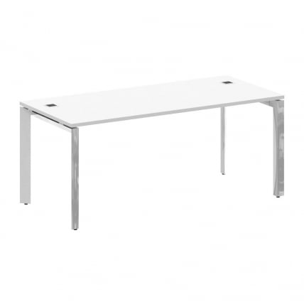 Стол рабочий руководителя на П-образном м/к ОНИКС ДИРЕCТ ЛУКС М-О.МП-СРР-5.8 Белый бриллиант / ONIX DIRECT LUX M-O.MP-SRR-5.8_0