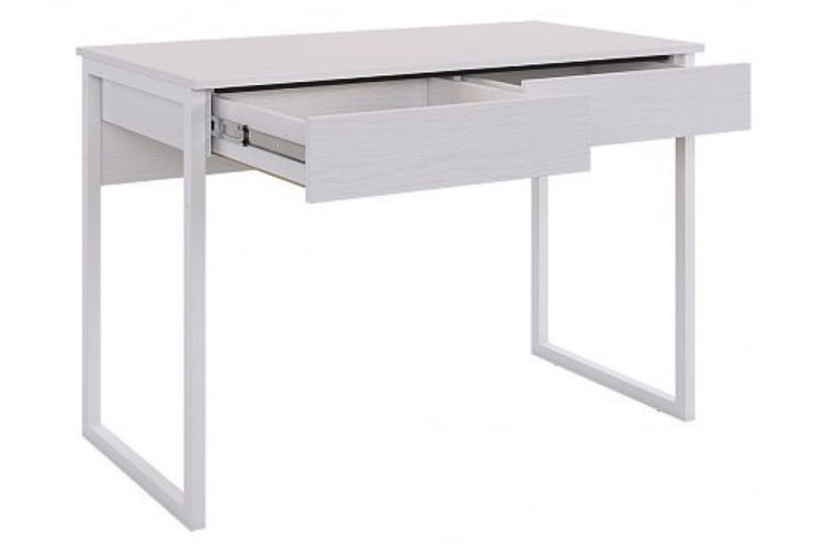 Стол Юниор СМУ-01 белое дерево/белый муар / SMU-01_1