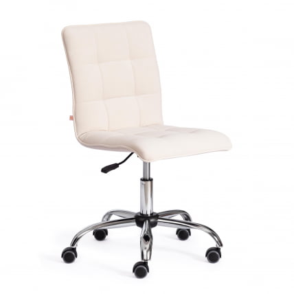 Кресло офисное ЗЕРО СС флок , молочный, 4 / ZERO_0