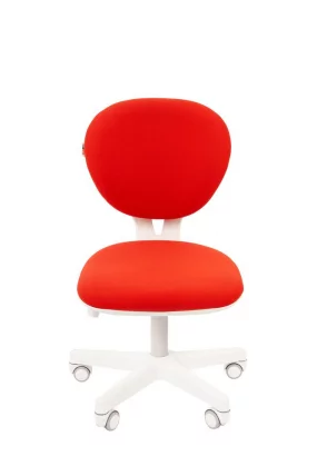 Детское кресло CХАИРМАН ТИН (Кидс) 108 белый пластик Красный / CHAIRMAN (Kids)_1