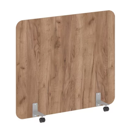 Перегородка на металлических опорах, на роликах Р-лине ДП.Р-140-120 Дуб Табак / R-line DP.R-140-120_0