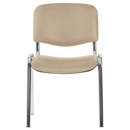 Стул для посетителей ИЗО хром кожзам Бежевый З-21 / Z-21_1