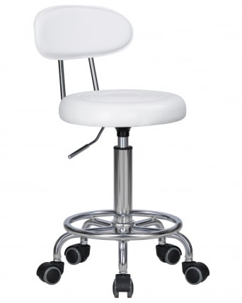 Табурет мастера ДОБРИН БИЛЛЙ (белый) / DOBRIN BILLY_0