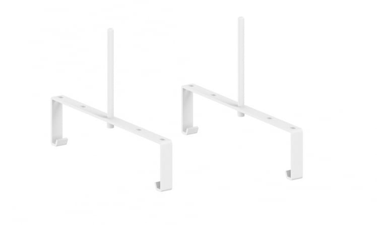 Держатель кабель-канала широкого и экранов (2 шт.) Сигма МК.ДКЭ.002.ВХ Белый / Sigma МК.ДКЭ.002.WH_0