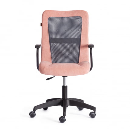 Кресло СТАФФ флок/ткань, розовый/серый, 137/В-12 / STAFF 137/W-12_4
