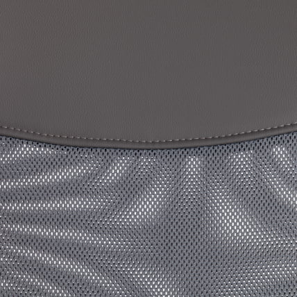 Кресло ПРАCТИC (мп) флок/кож/зам , серый/металлик, 29/В-12/36 / PRACTIC 29/W-12/36_8