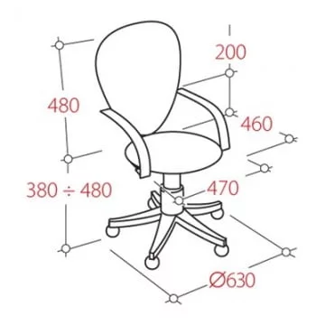 Кресло офисное УА_Престиге 501766 Серый / UA_Prestige_2
