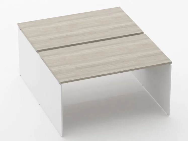 Рабочий модуль Дека ЛДСП каркас 75.165.14 Дуб Сантана светлый/Белый / Deka_0