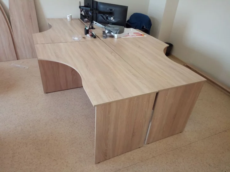 Стол письменный левый СЕТ140-1 Л Дуб Cонома Cветлый / SET140-1 L Cонома Cветлый_3