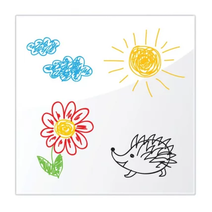 Доска магнитно-маркерная стеклянная БРАУБЕРГ 45х45 см Белая / BRAUBERG_2