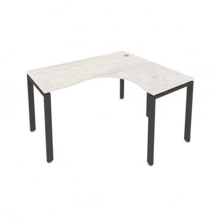 Стол письменный МЕТАЛ СЙСТЕМ Б.СА-3 Пр Наварра/Антрацит / METAL SYSTEM_0