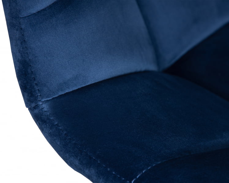 Стул барный ДОБРИН ТАИЛОР ВХИТЕ Синий велюр МДЖ9-117 / DOBRIN TAILOR WHITE MJ9-117_7