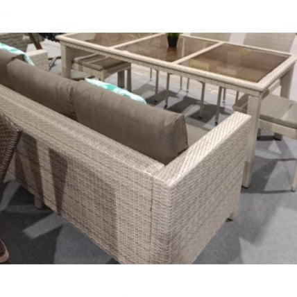 Плетеный диван С65Б-В85 Латте / S65B-W85 Latte_2