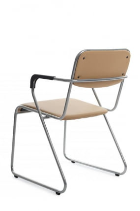 Кресло Никс Плус РCХ ОМКЛ-04 Бежевый/Металл окрашенный Хром / Nix Plus RCH OMKL-04_4